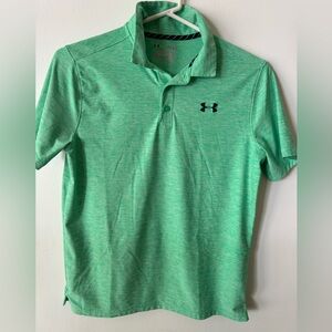 Boys under armor golf shirt